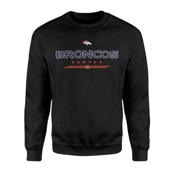 Denver Broncos Siyah Sweatshirt