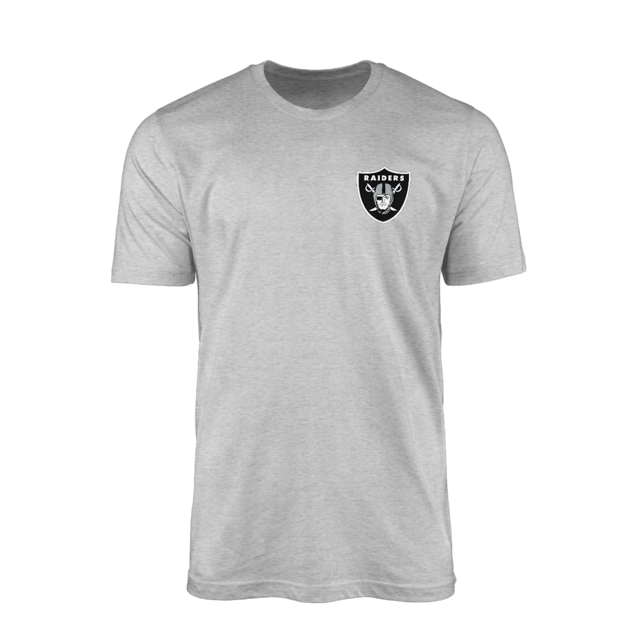 Oakland Raiders Superior Logo Gri Tshirt