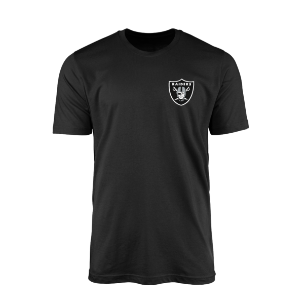 Oakland Raiders Superior Logo Siyah Tshirt