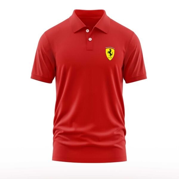 Scuderia Ferrari Kırmızı Polo Tişört