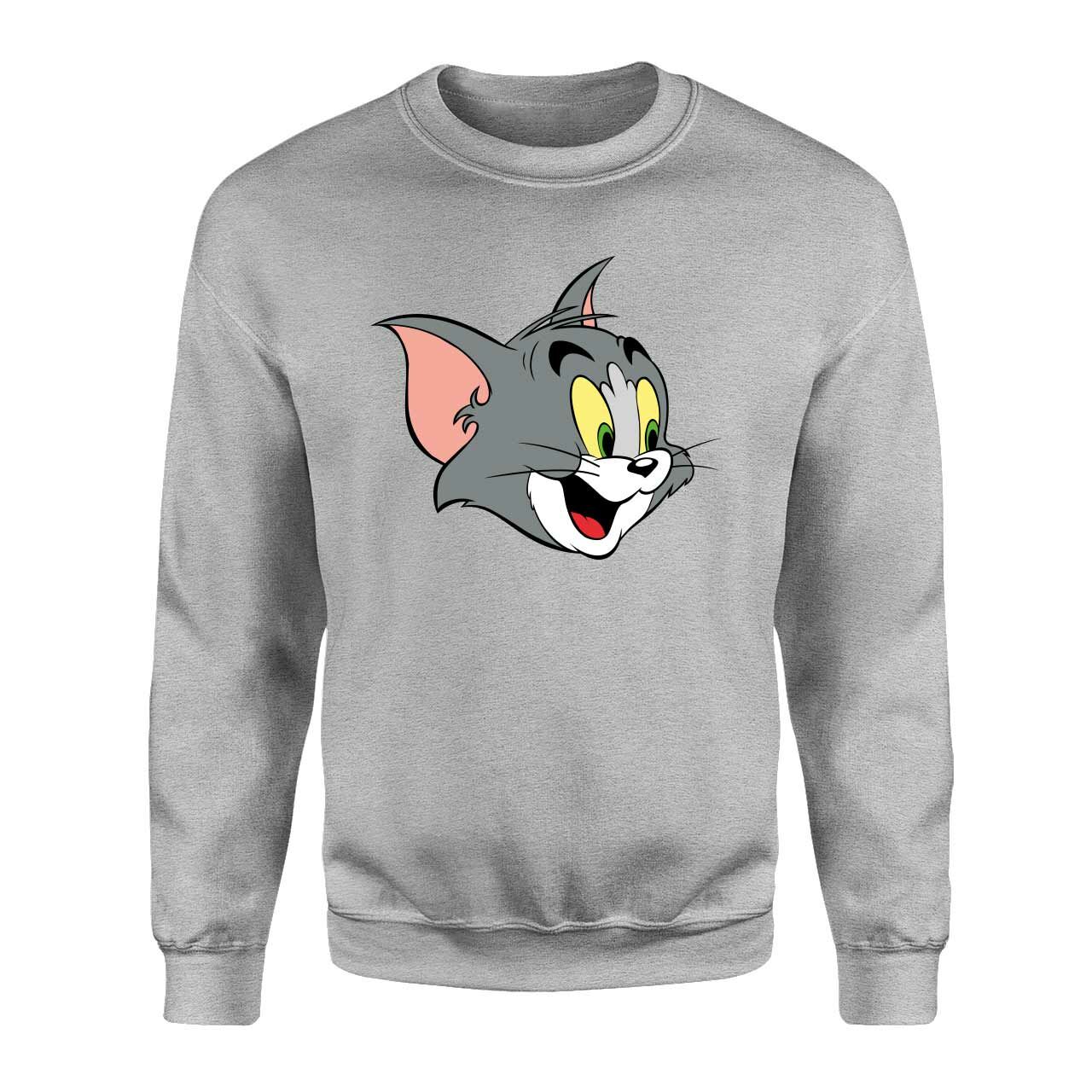 Tom ve Jerry Gri Sweatshirt