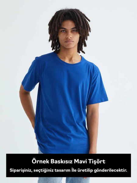OKC Cursive Mavi Tshirt