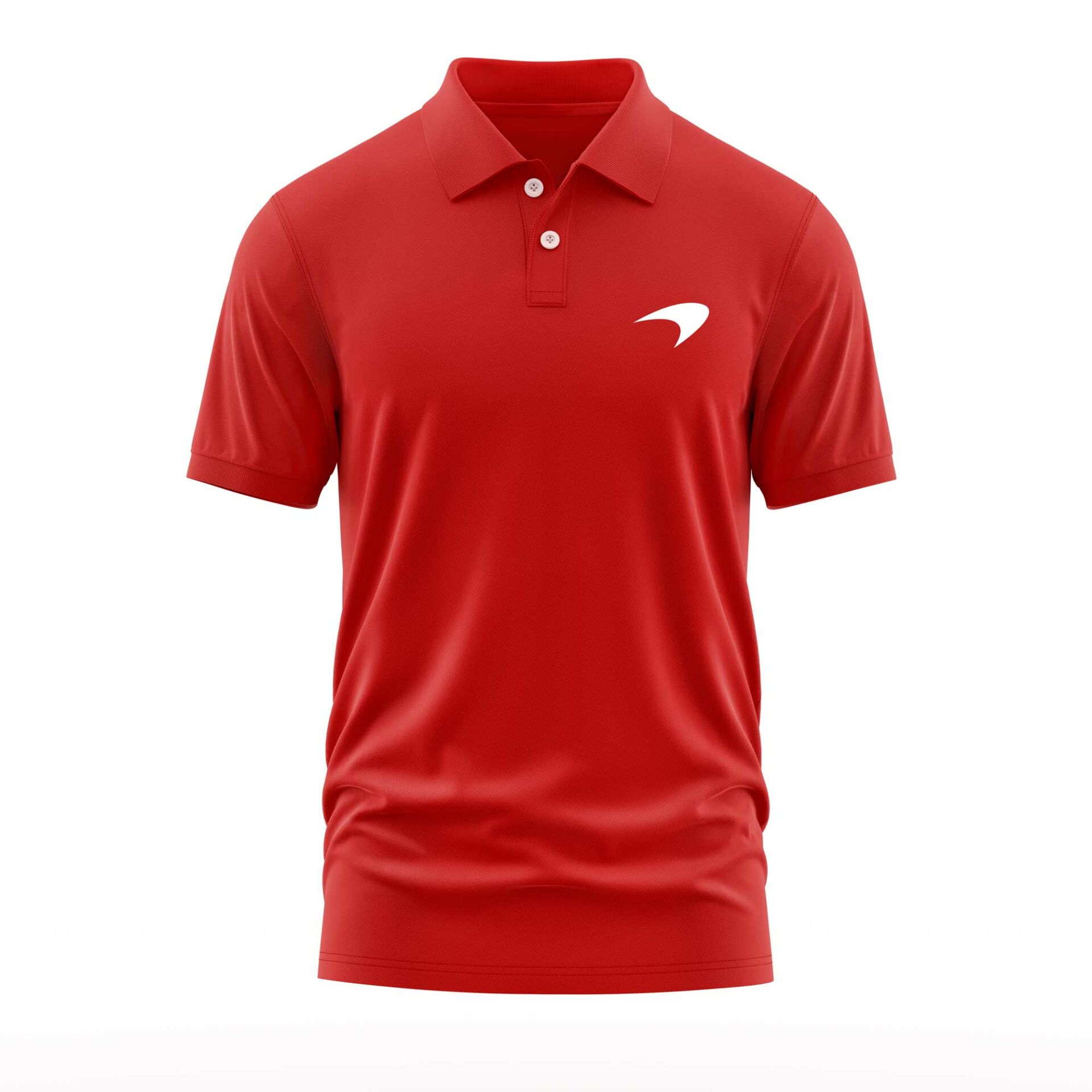 McLaren Racing Kırmızı Polo Tişört