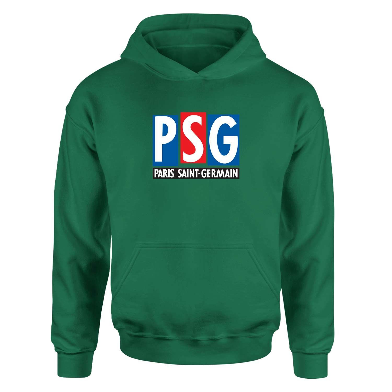 PSG Vintage Koyu Yeşil Hoodie