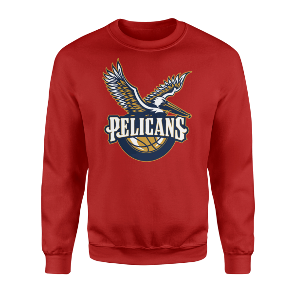 New Orleans Kırmızı Sweatshirt