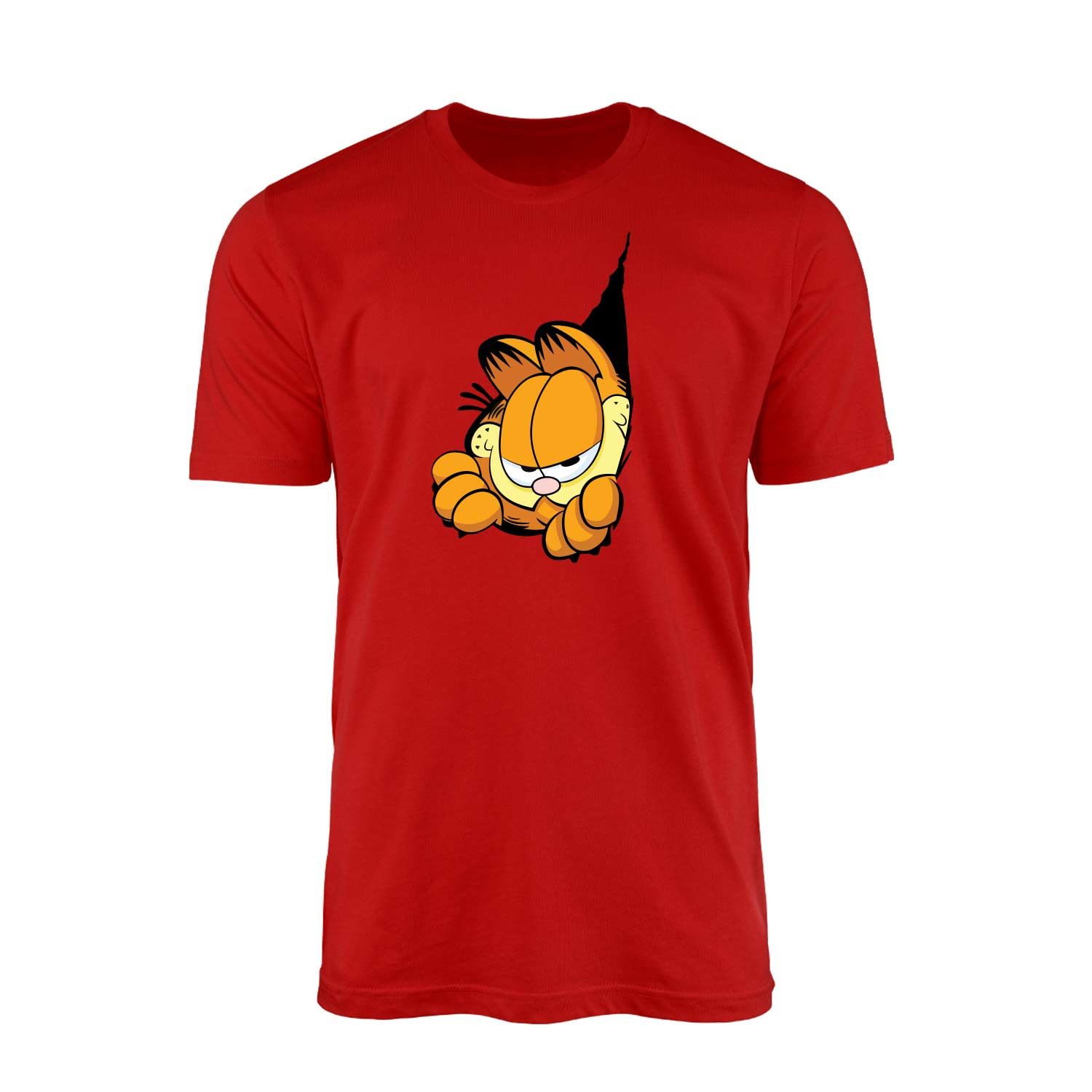 Garfield Tear Kırmızı Tişört