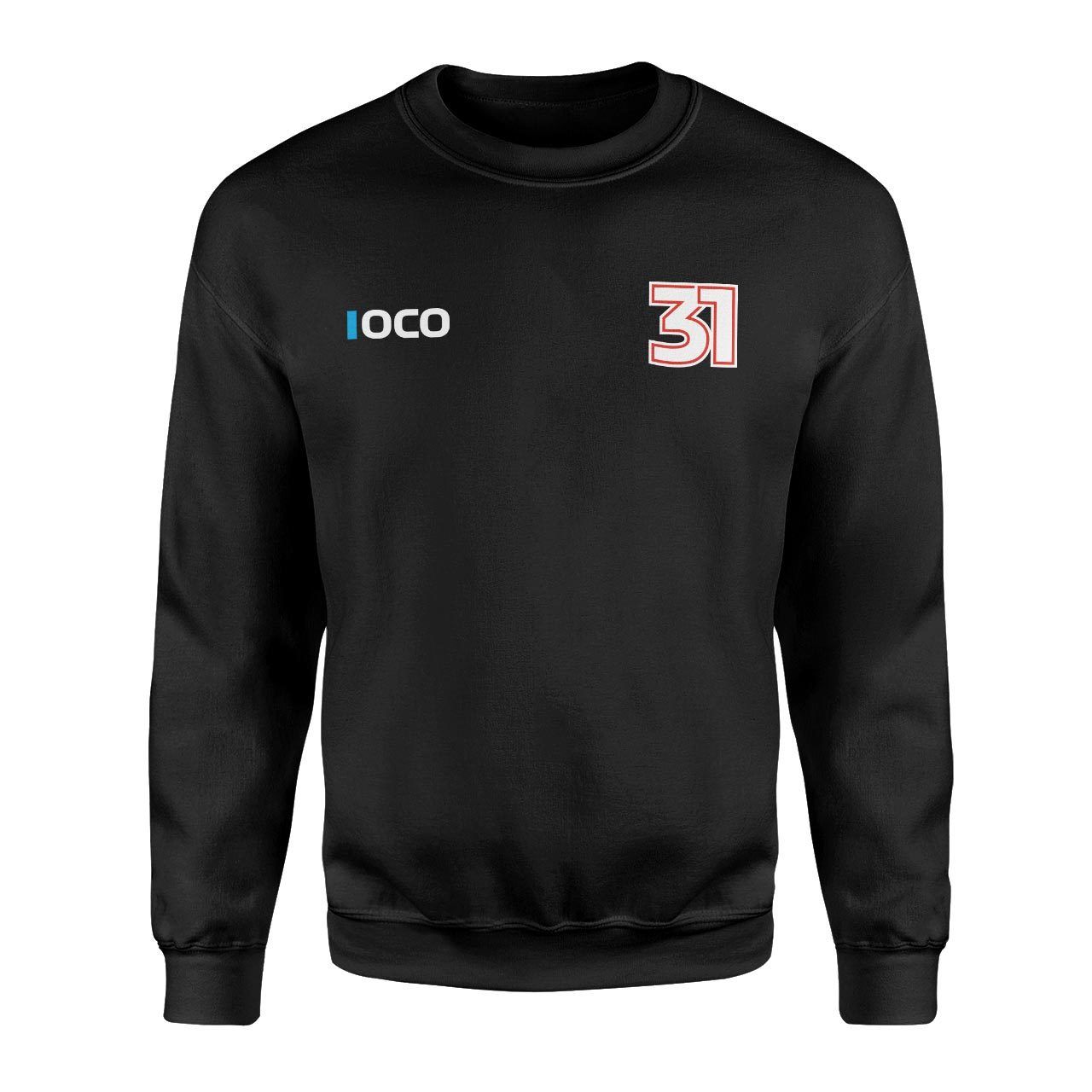 Estaban Ocon 31 Siyah Sweatshirt