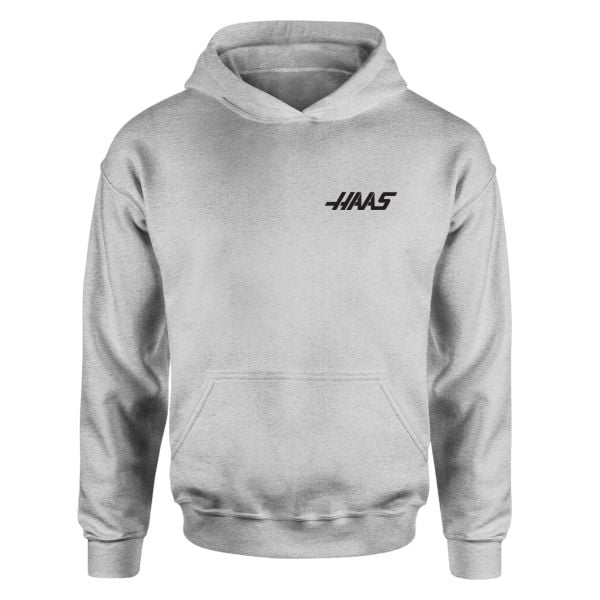 HAAS Gri Hoodie