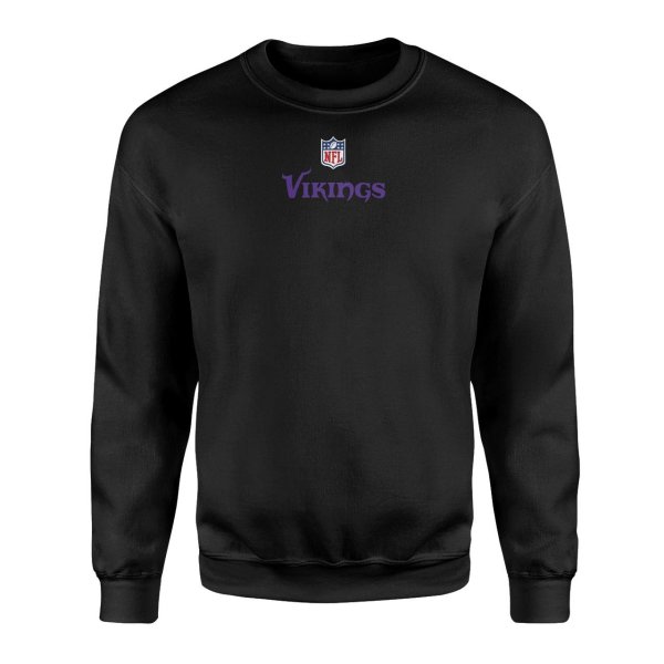 Minnesota Vikings Iconic Siyah Sweatshirt