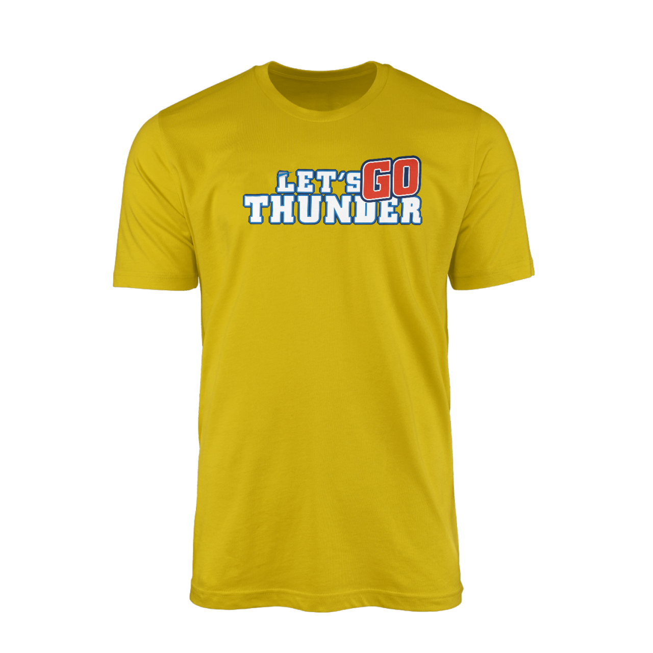 Oklahoma City Lets Go Sarı Tshirt