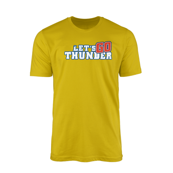 Oklahoma City Lets Go Sarı Tshirt