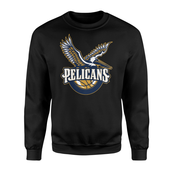 New Orleans Siyah Sweatshirt