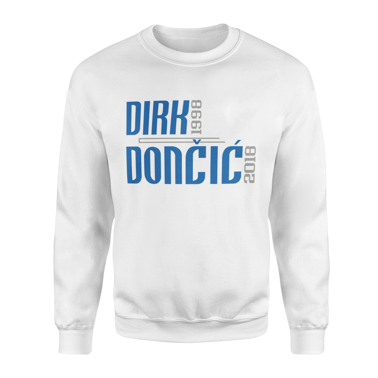 Dirk to Doncic Beyaz Sweatshirt