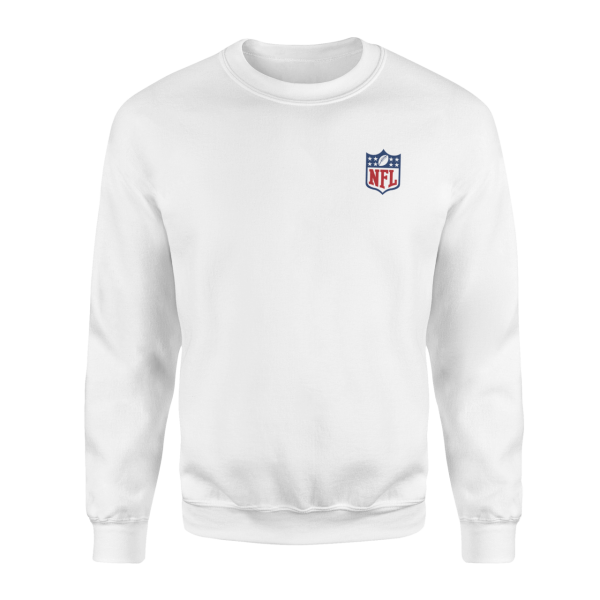 NFL Superior Logo Beyaz Sweatshirt