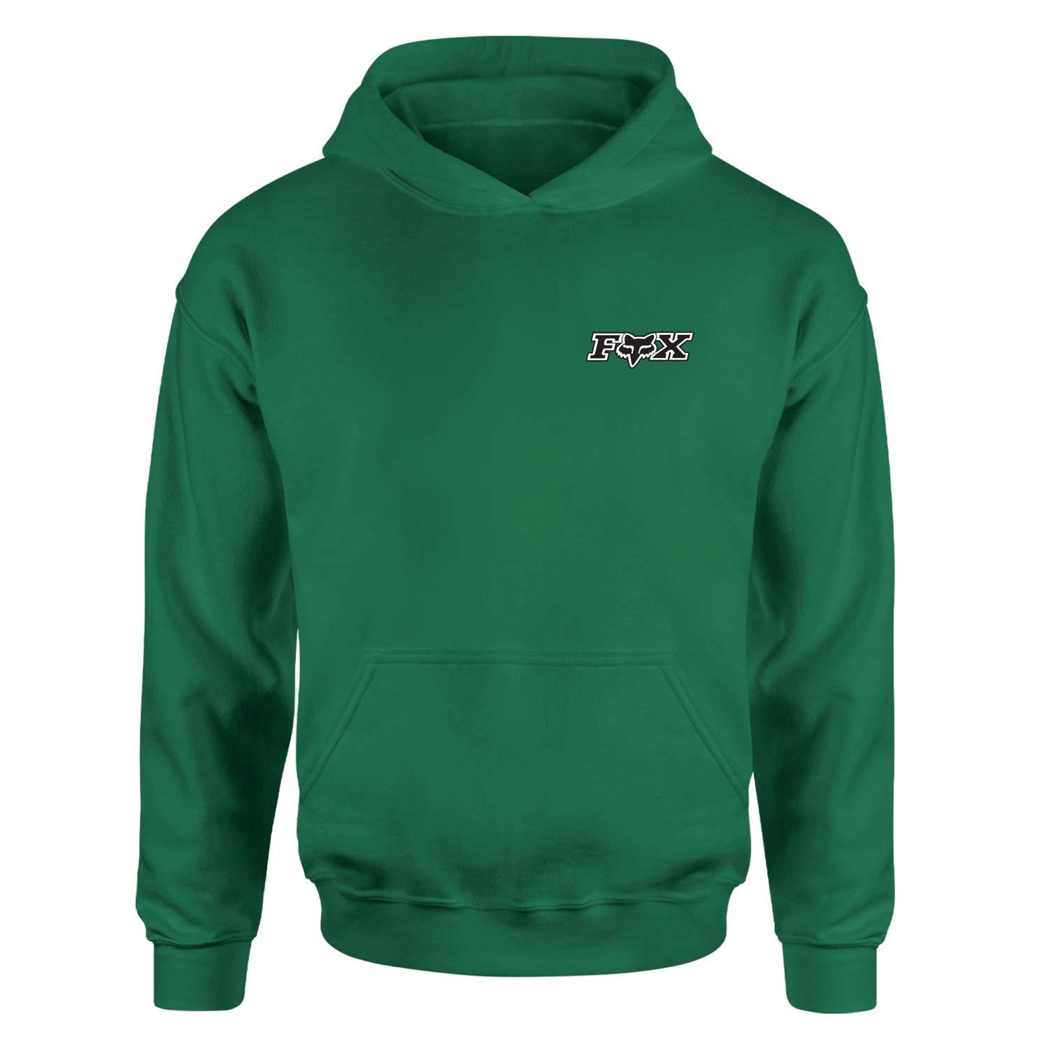 Fox Koyu Yeşil Hoodie