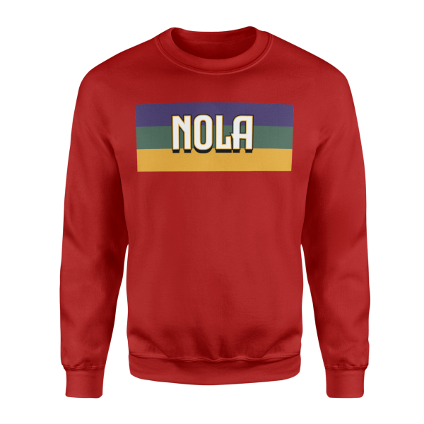 NOLA Kırmızı Sweatshirt