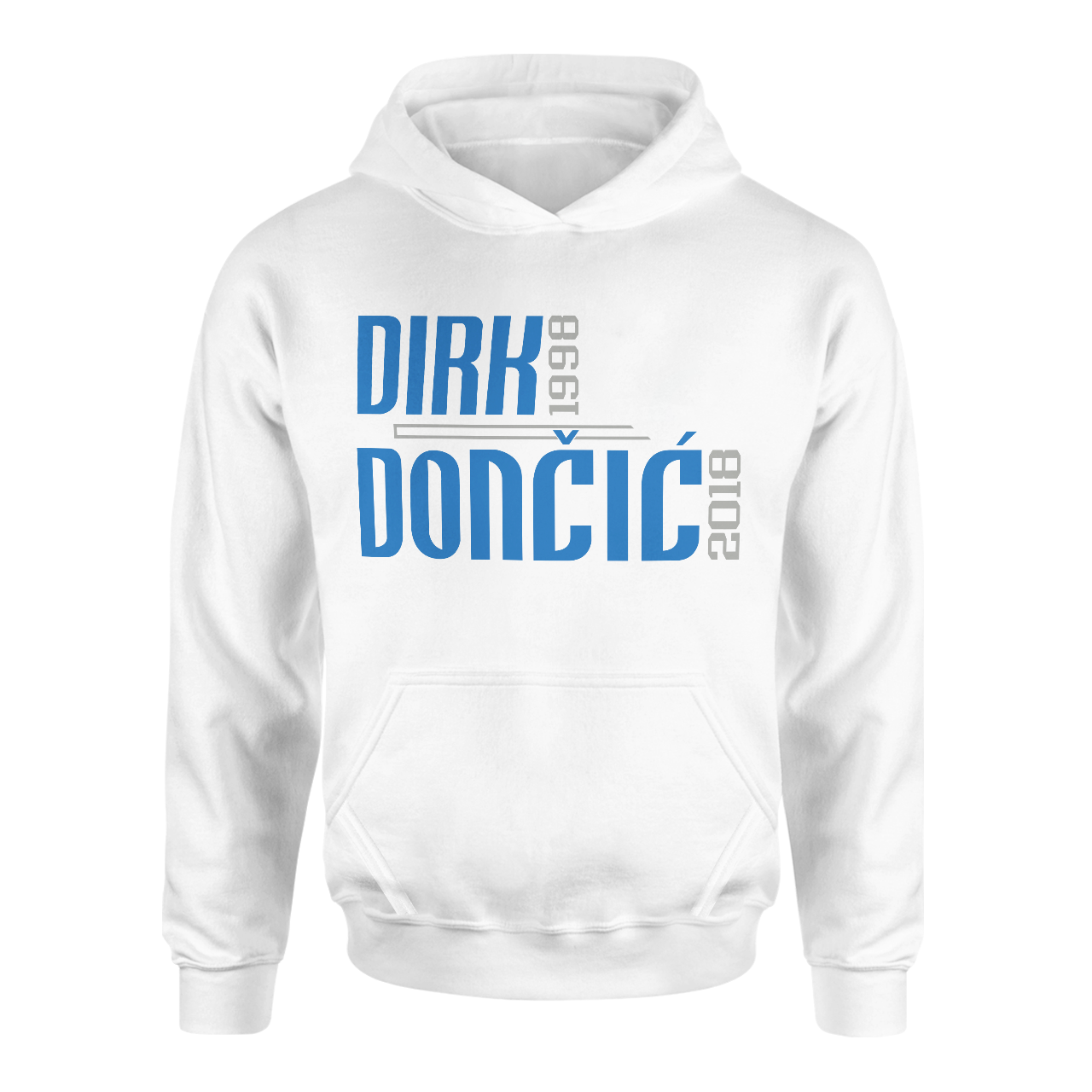 Dirk to Doncic Beyaz Hoodie