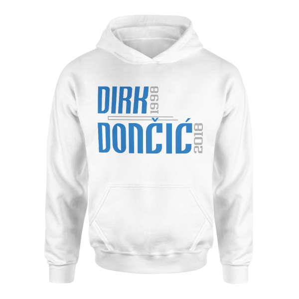 Dirk to Doncic Beyaz Hoodie