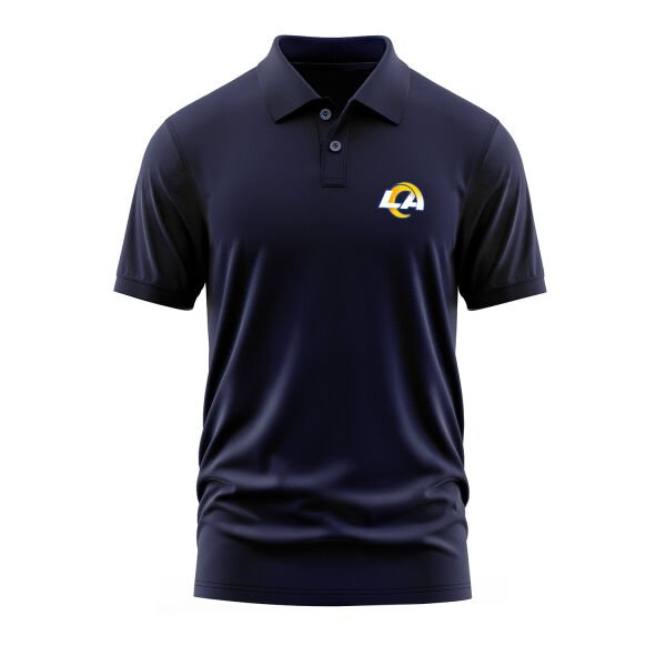 LA Rams Koyu Lacivert Polo Tişört