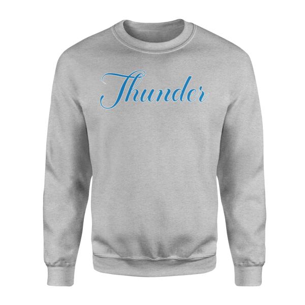 Oklahoma City Cursive Gri Sweatshirt