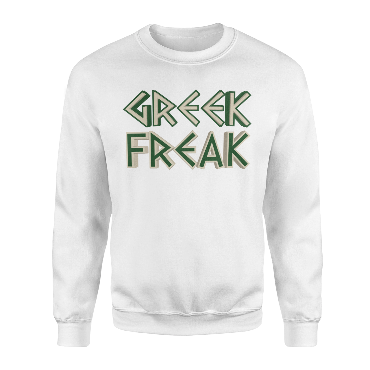 Greek Freak Beyaz Sweatshirt