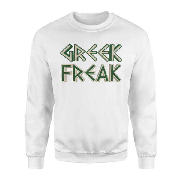 Greek Freak Beyaz Sweatshirt