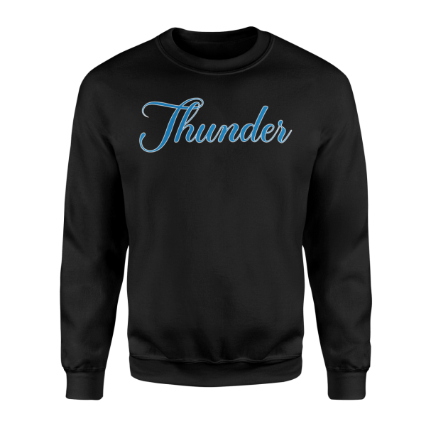 Oklahoma City Cursive Siyah Sweatshirt