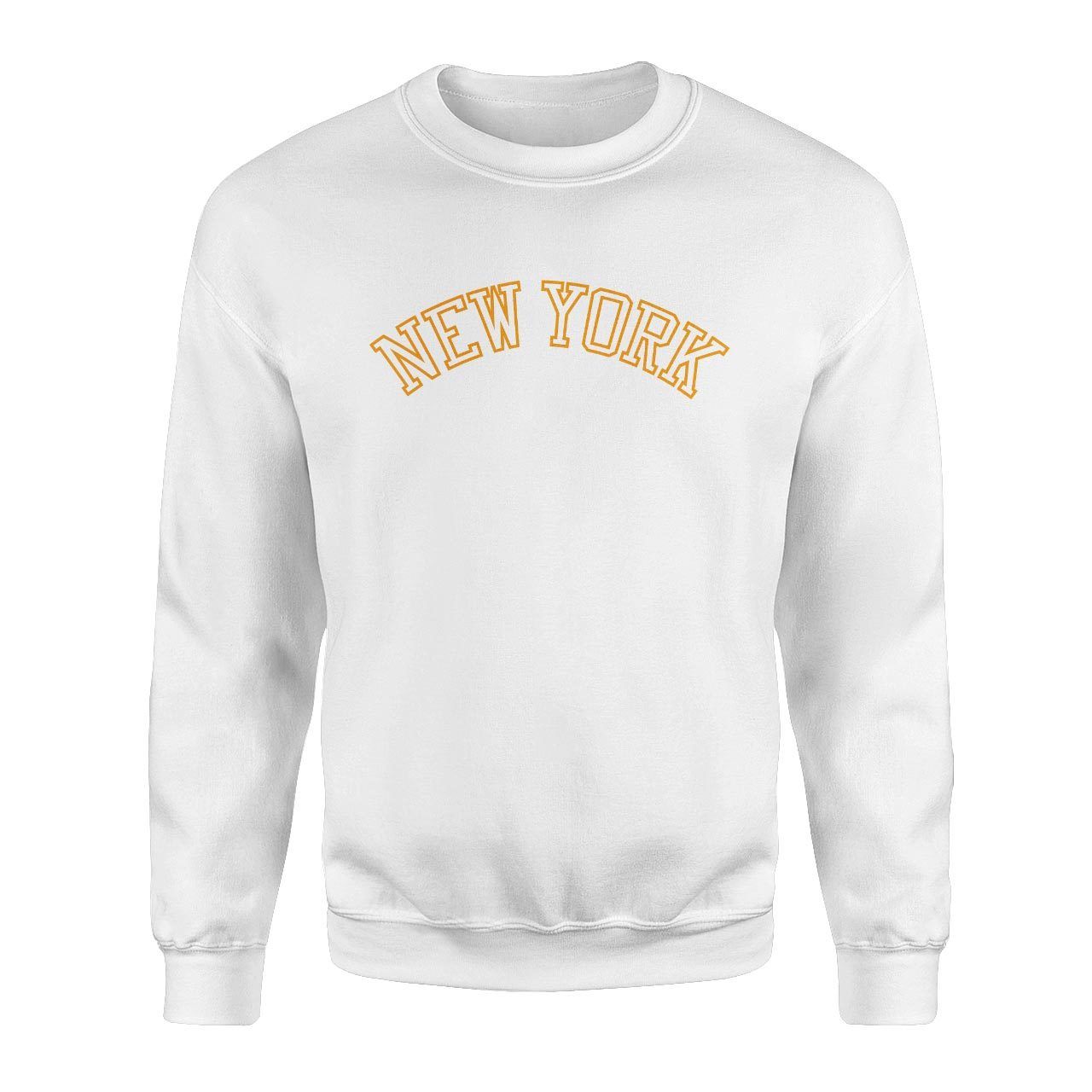 New York Arch Beyaz Sweatshirt