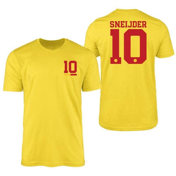 Wesley Sneijder Sarı Forma Tişört