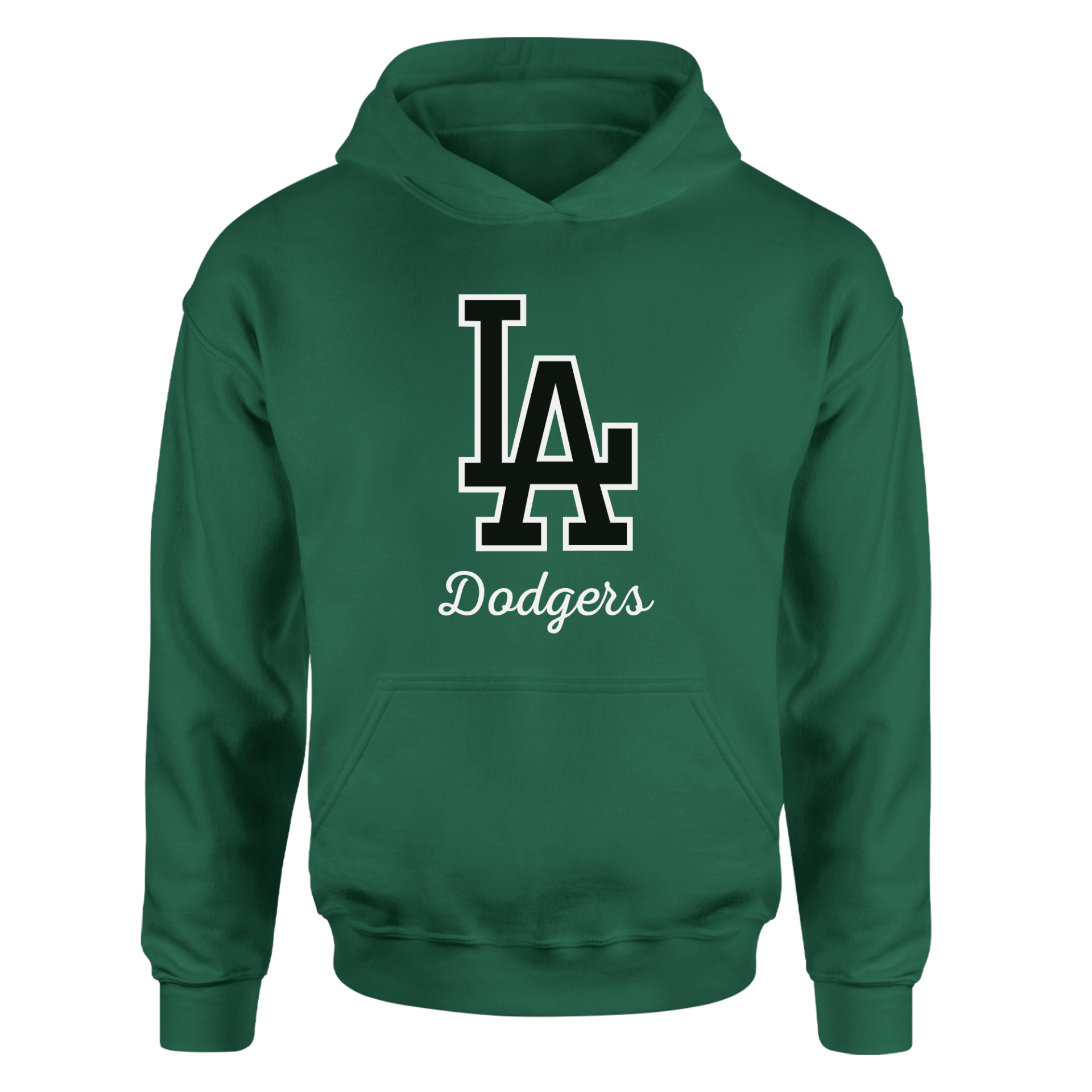 LA Dodgers Koyu Yeşil Hoodie