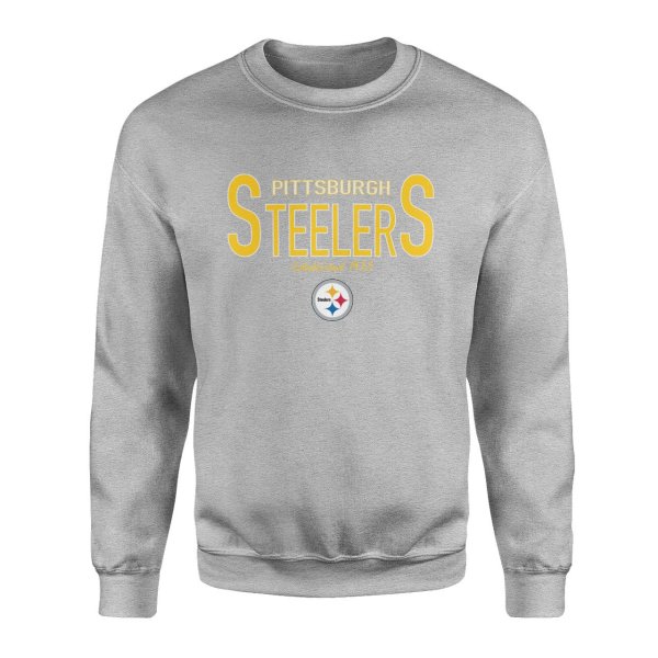 Pittsburgh Steelers Gri Sweatshirt