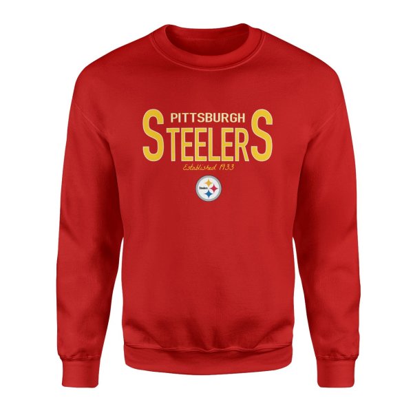 Pittsburgh Steelers Kırmızı Sweatshirt