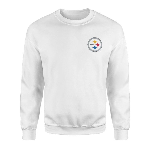 Pittsburgh Steelers Superior Beyaz Sweatshirt