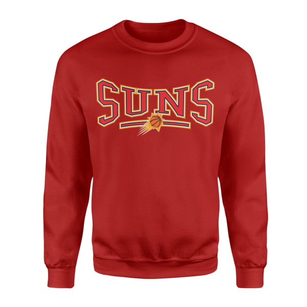 Phoenix Suns Bulge Design Gri Sweatshirt