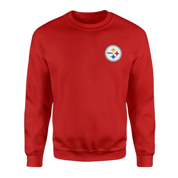 Pittsburgh Steelers Superior Kırmızı Sweatshirt