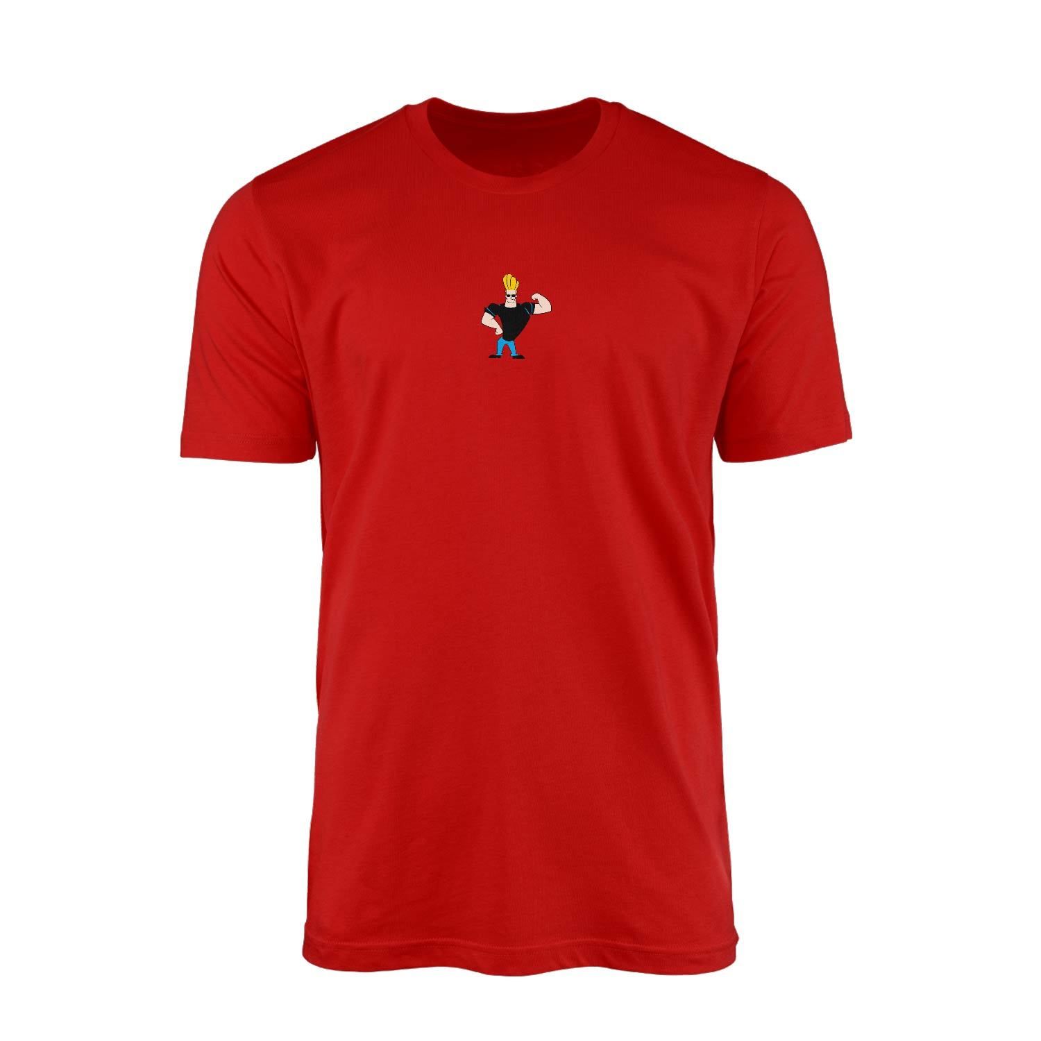 Johnny Bravo Kırmızı Tshirt