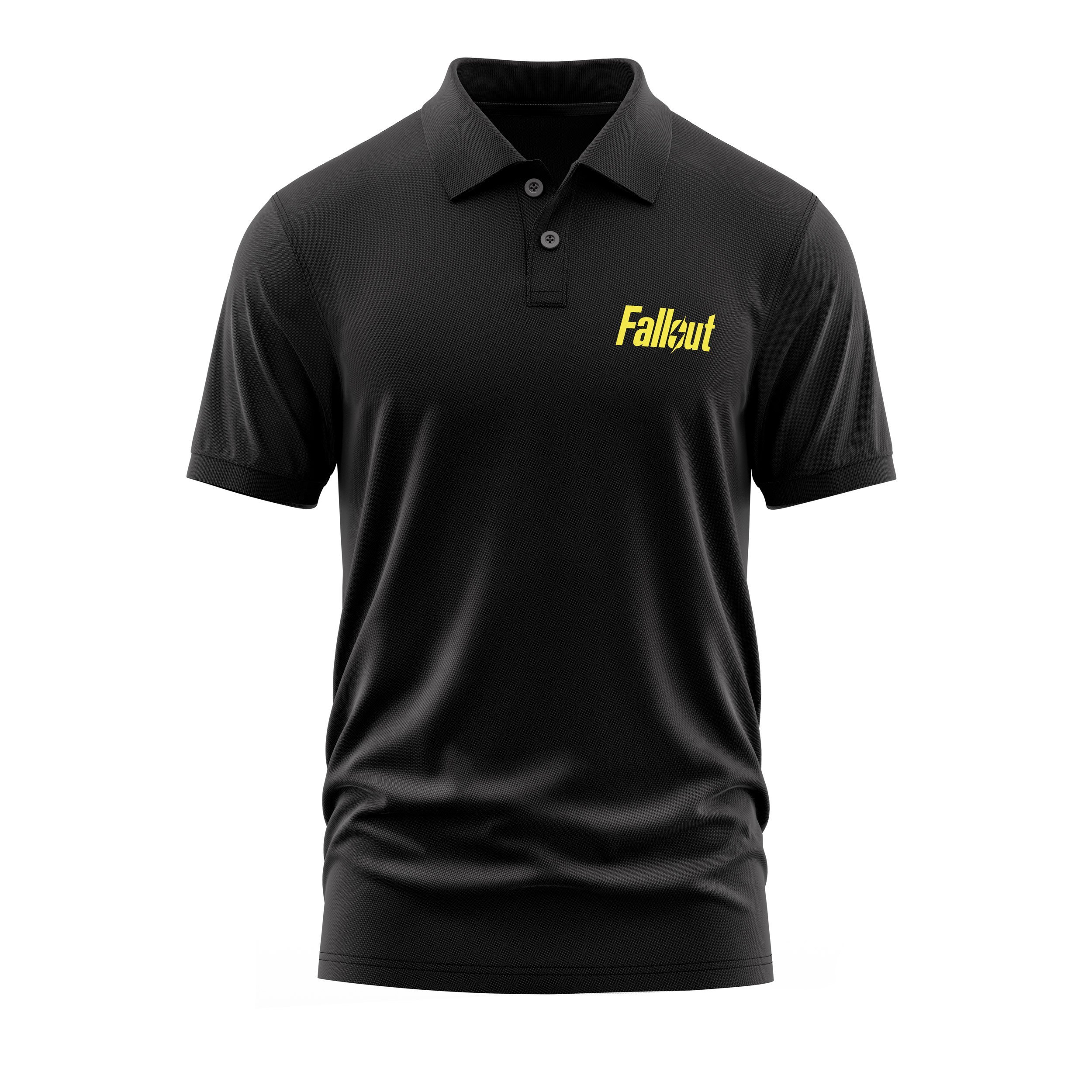 Fallout Siyah Polo Tişört