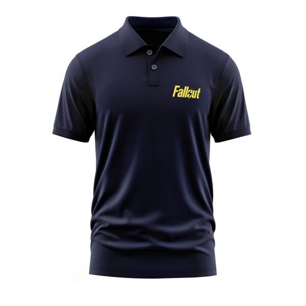 Fallout Koyu Lacivert Polo Tişört