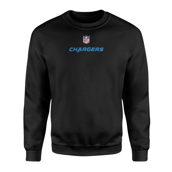 Los Angeles Chargers Iconic Siyah Sweatshirt