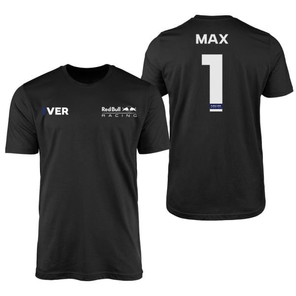 Max Verstappen 1 RB Racing ID Siyah Tişört