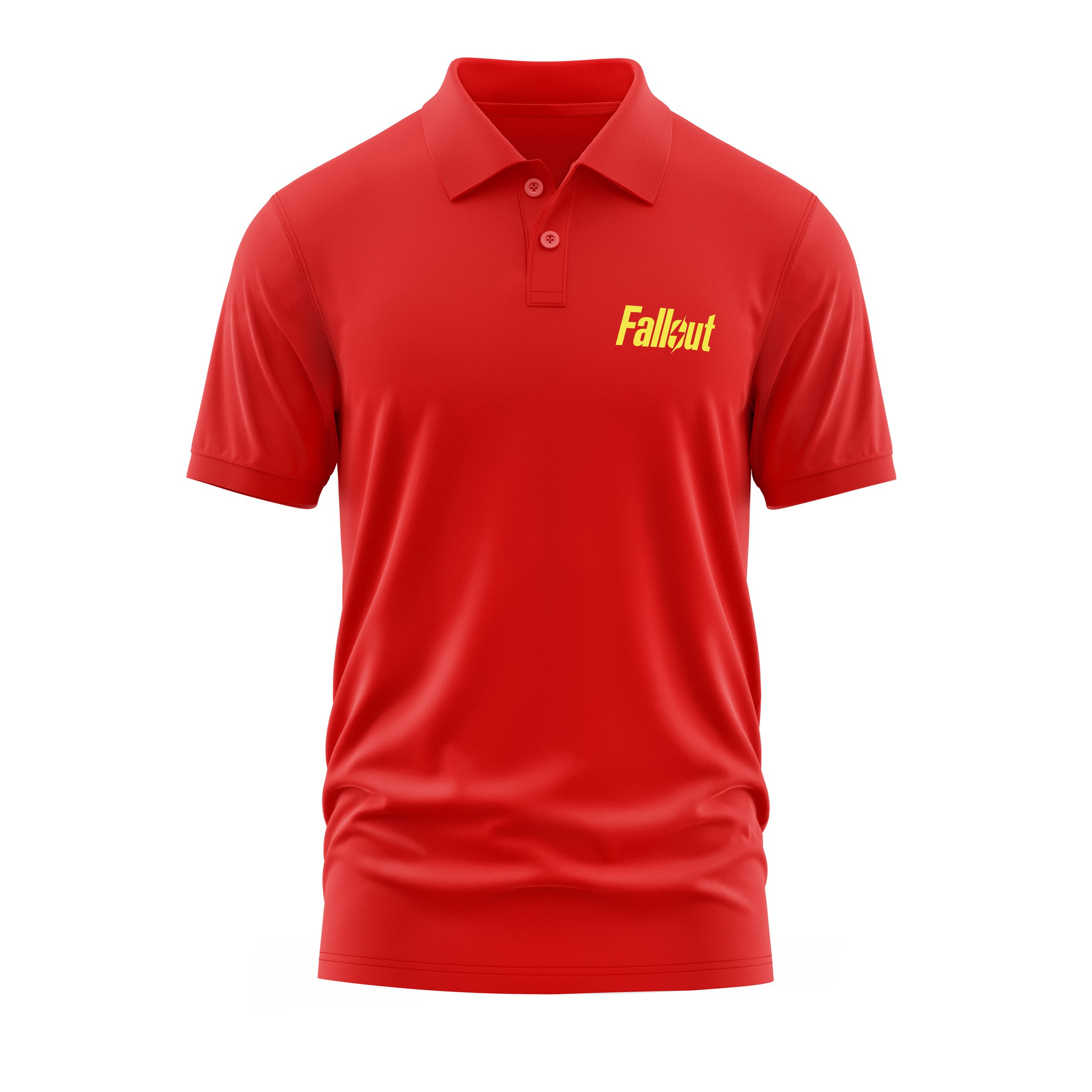 Fallout Kırmızı Polo Tişört