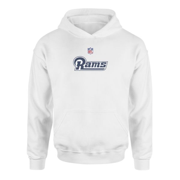 Los Angeles Rams Iconic Beyaz Hoodie
