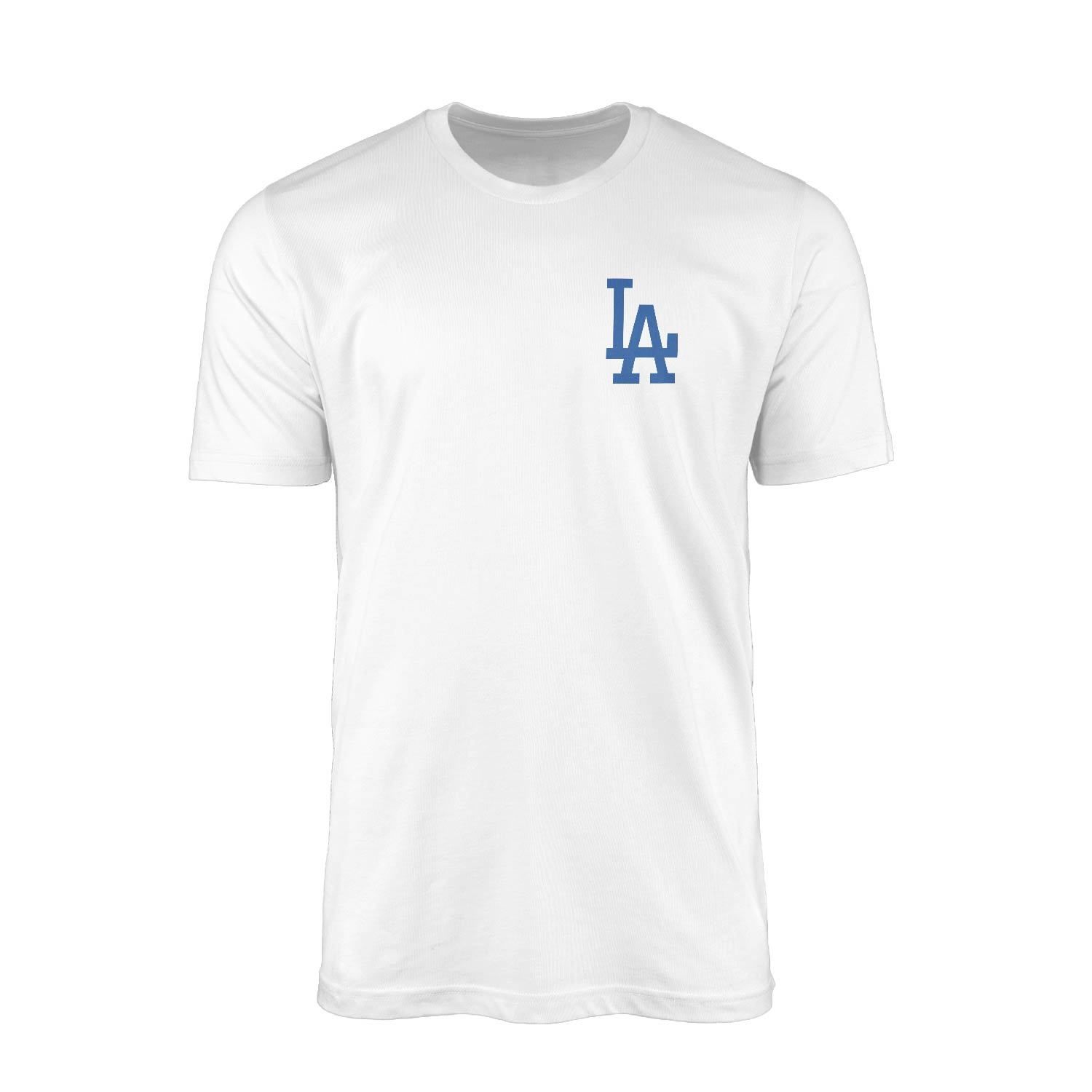 LA Dodgers Logo Beyaz Tshirt