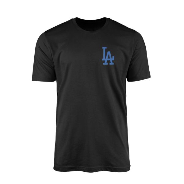 LA Dodgers Logo Siyah Tshirt