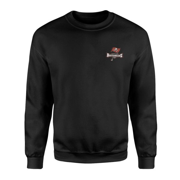 Tampa Bay Buccaneers Superior Logo Siyah Sweatshirt