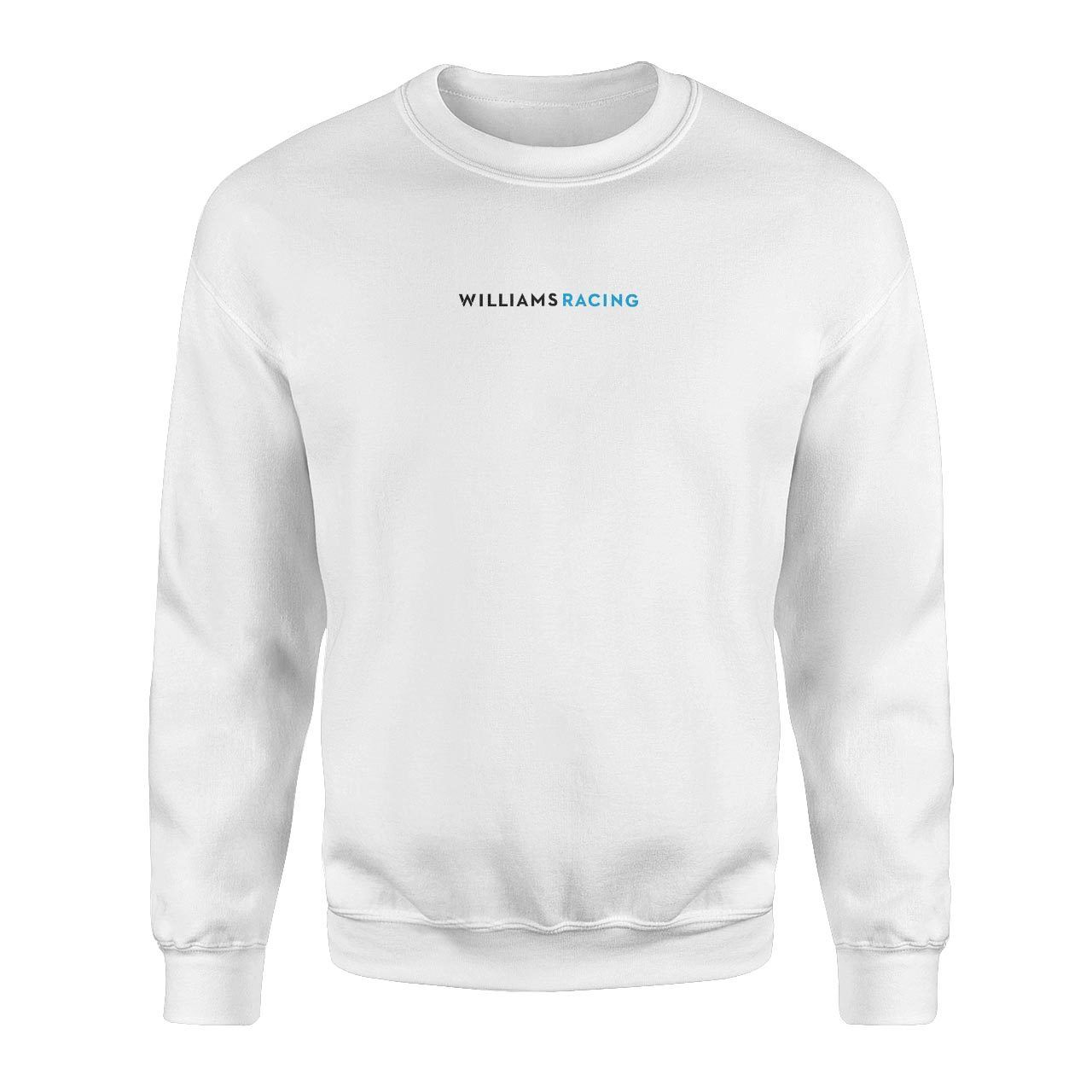 Williams Racing Text Beyaz Sweatshirt