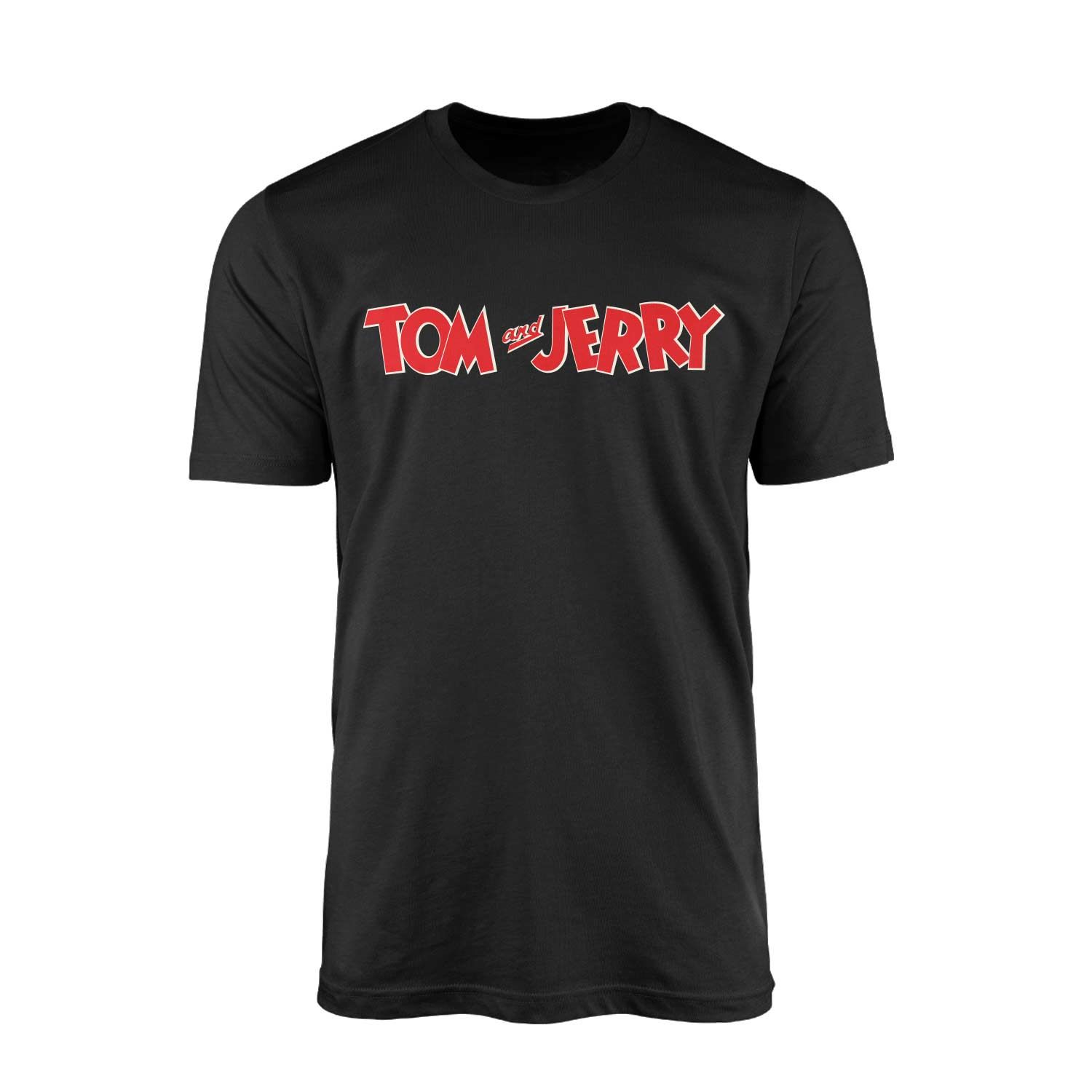 Tom ve Jerry Siyah Tişört