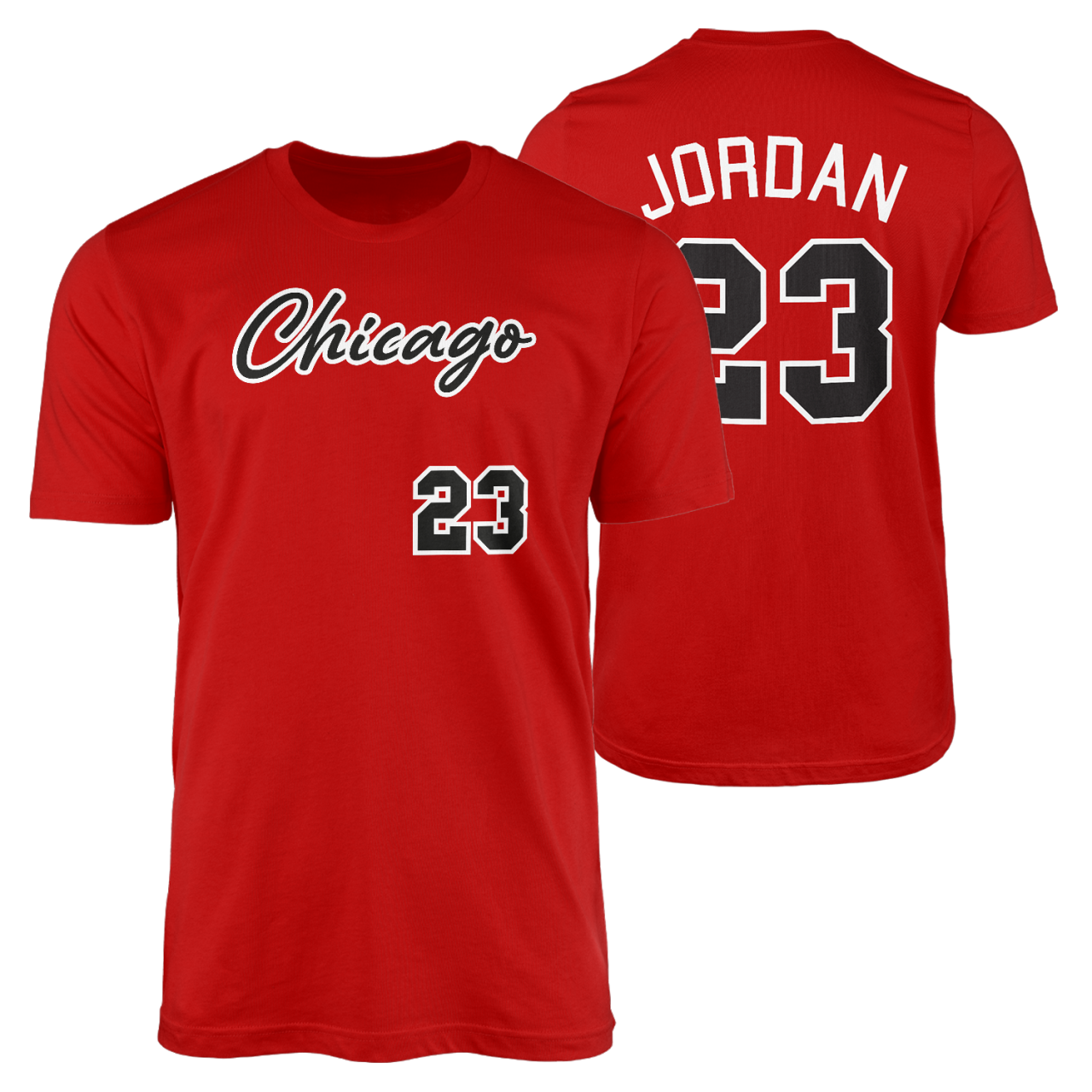 Michael Jordan Kırmızı Forma Tshirt