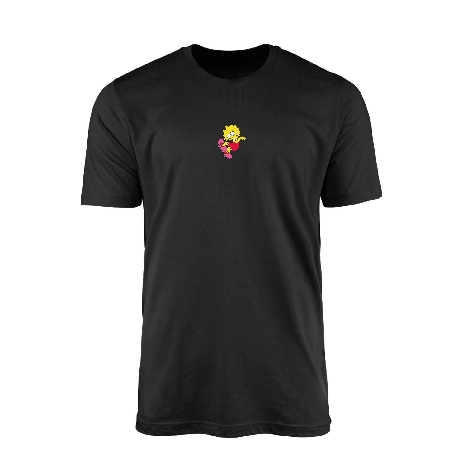 Lisa Simpson Siyah Tshirt