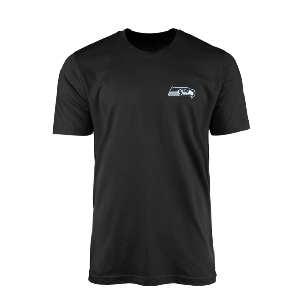 Seattle Seahawks Superior Logo Siyah Tshirt